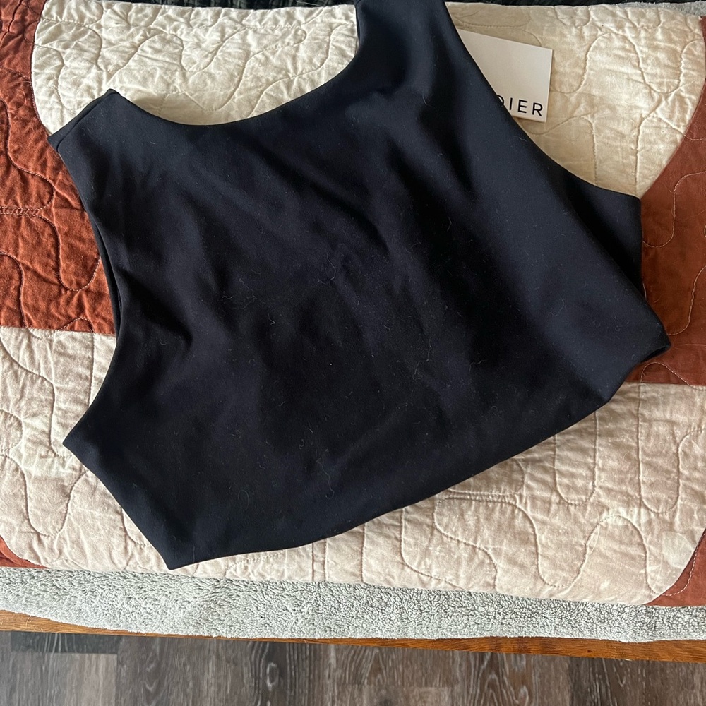 Black Sports Bra with open back